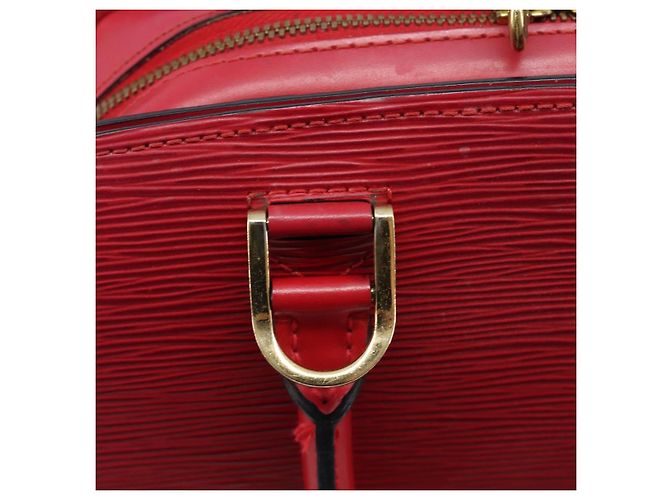 Borsa a mano LOUIS VUITTON Epi Pont Neuf Rossa M52057 LV Auth ka6088 Rosso - vista 9