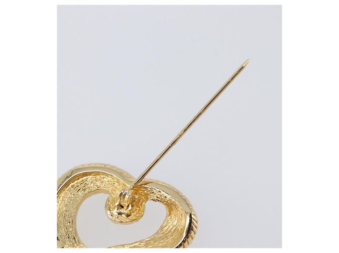 Spilla Christian Dior metallo Gold Tone Auth SW2811 - vista 14