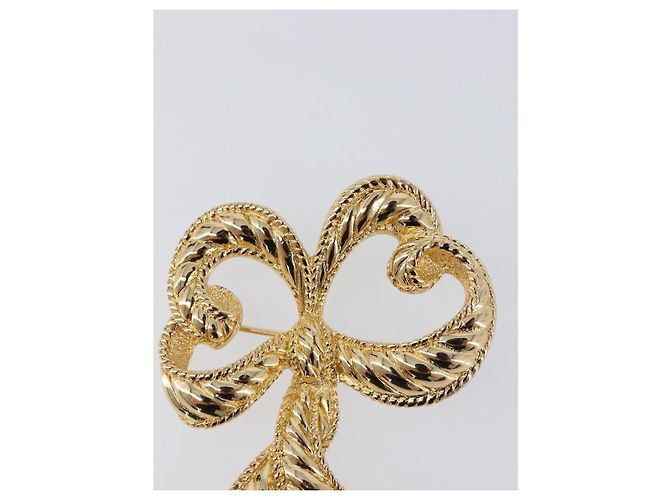 Spilla Christian Dior metallo Gold Tone Auth SW2811 - vista 3