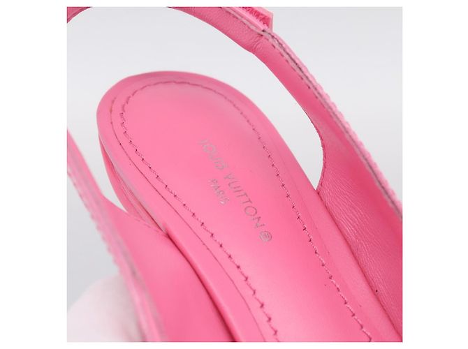 LOUIS VUITTON Arclight Pumps mit spitzer Kappe aus Leder Rosa LV Auth 202728M Pink - Ansicht 11