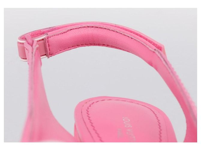 LOUIS VUITTON Arclight Pumps mit spitzer Kappe aus Leder Rosa LV Auth 202728M Pink - Ansicht 12
