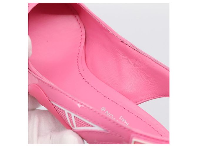 LOUIS VUITTON Arclight Pumps mit spitzer Kappe aus Leder Rosa LV Auth 202728M Pink - Ansicht 14