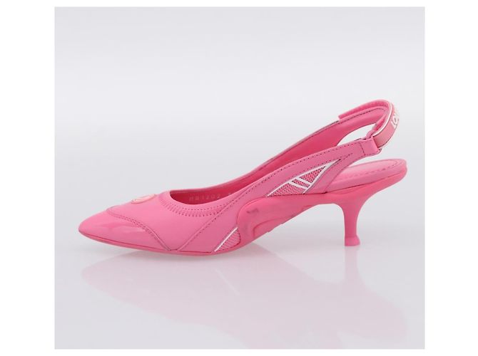 LOUIS VUITTON Arclight Pumps mit spitzer Kappe aus Leder Rosa LV Auth 202728M Pink - Ansicht 15