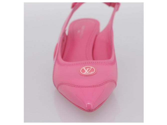 LOUIS VUITTON Arclight Pumps mit spitzer Kappe aus Leder Rosa LV Auth 202728M Pink - Ansicht 17