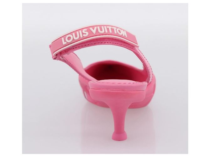LOUIS VUITTON Arclight Pumps mit spitzer Kappe aus Leder Rosa LV Auth 202728M Pink - Ansicht 18