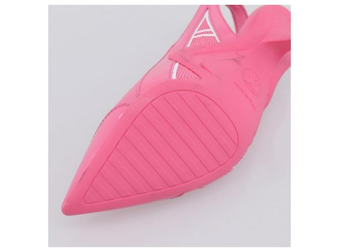 LOUIS VUITTON Arclight Pumps mit spitzer Kappe aus Leder Rosa LV Auth 202728M Pink - Ansicht 19