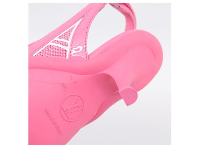 LOUIS VUITTON Arclight Pumps mit spitzer Kappe aus Leder Rosa LV Auth 202728M Pink - Ansicht 20