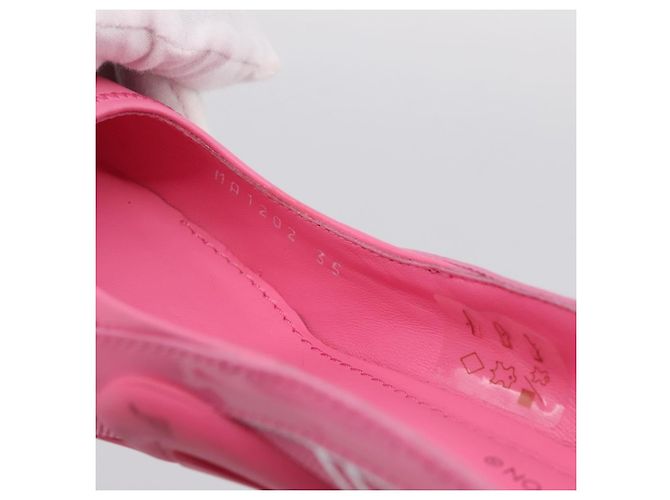 LOUIS VUITTON Arclight Pumps mit spitzer Kappe aus Leder Rosa LV Auth 202728M Pink - Ansicht 24
