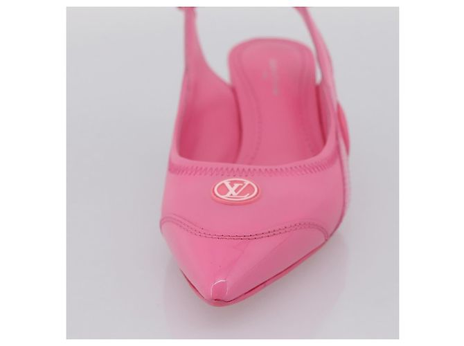 LOUIS VUITTON Arclight Pumps mit spitzer Kappe aus Leder Rosa LV Auth 202728M Pink - Ansicht 6