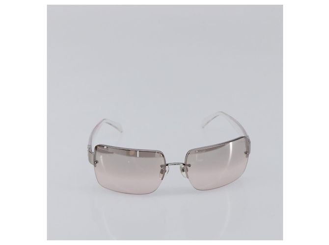 Gafas de sol sin montura CHANEL plástico Clear CC Auth BA15664M - vista 13