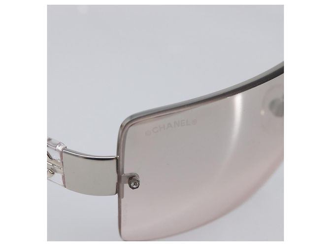 Gafas de sol sin montura CHANEL plástico Clear CC Auth BA15664M - vista 14