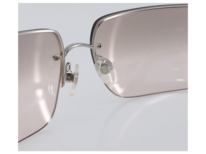 Gafas de sol sin montura CHANEL plástico Clear CC Auth BA15664M - vista 15