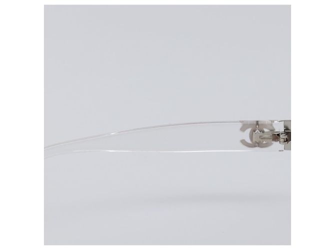 Gafas de sol sin montura CHANEL plástico Clear CC Auth BA15664M - vista 18