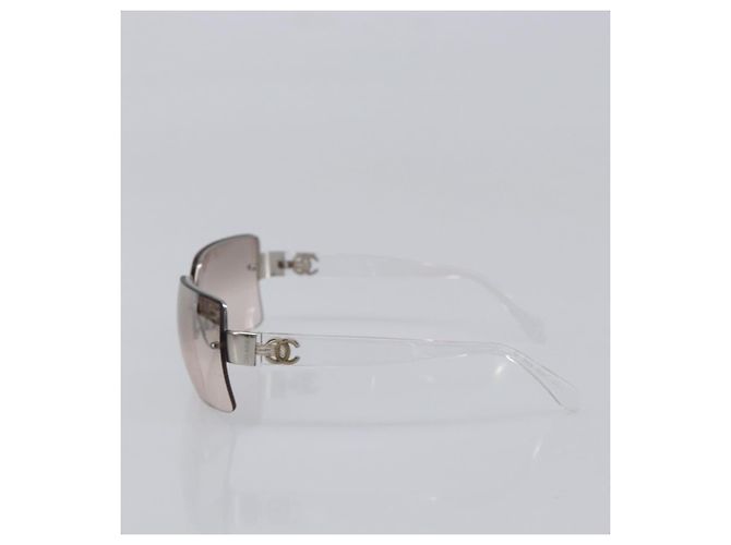 Gafas de sol sin montura CHANEL plástico Clear CC Auth BA15664M - vista 3