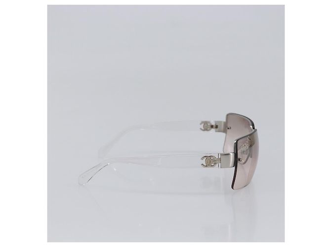 Gafas de sol sin montura CHANEL plástico Clear CC Auth BA15664M - vista 4