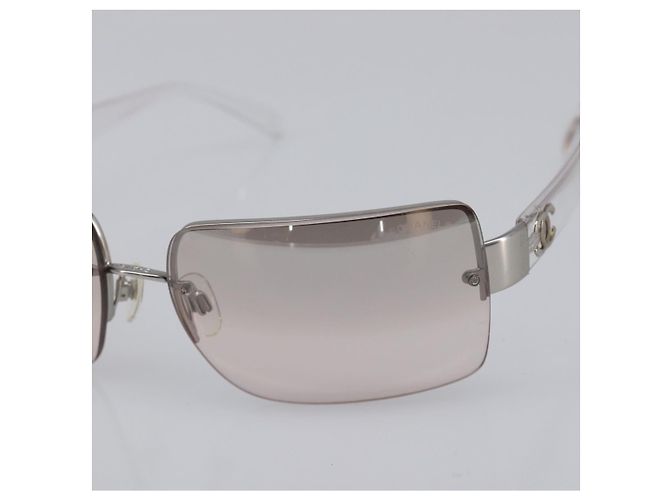 Gafas de sol sin montura CHANEL plástico Clear CC Auth BA15664M - vista 6