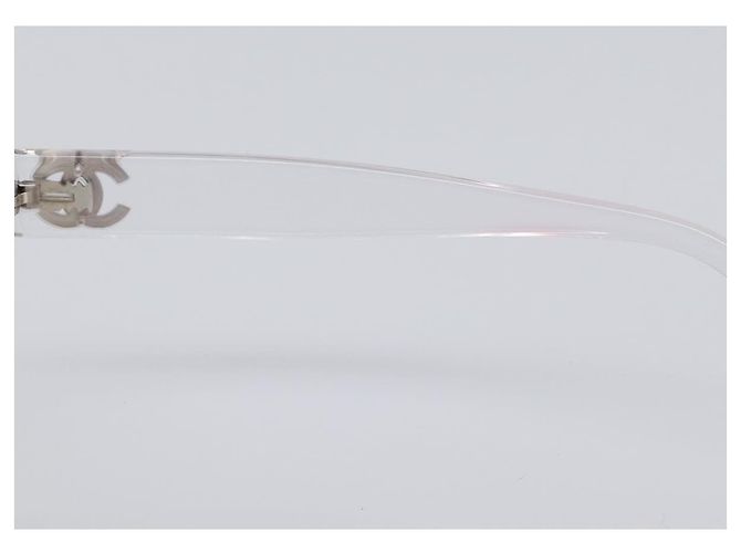 Gafas de sol sin montura CHANEL plástico Clear CC Auth BA15664M - vista 9