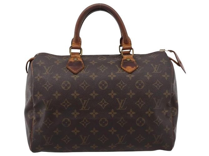 LOUIS VUITTON Monogram Speedy 30 Borsa a Mano M41526 LV Auth 203162 Monogramma - vista 13