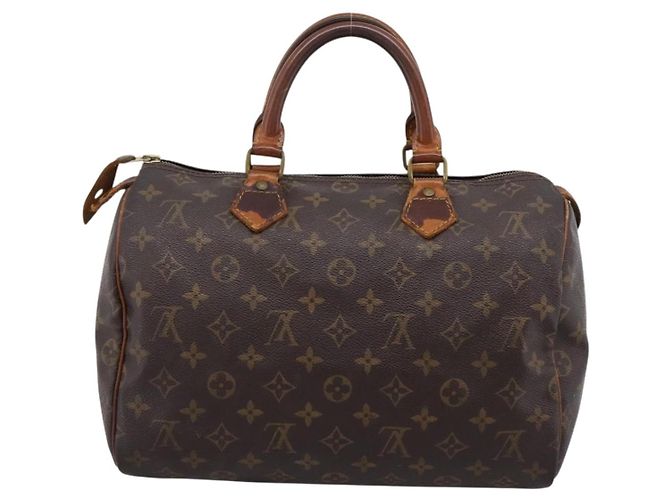 LOUIS VUITTON Monogram Speedy 30 Borsa a Mano M41526 LV Auth 203162 Monogramma - vista 2