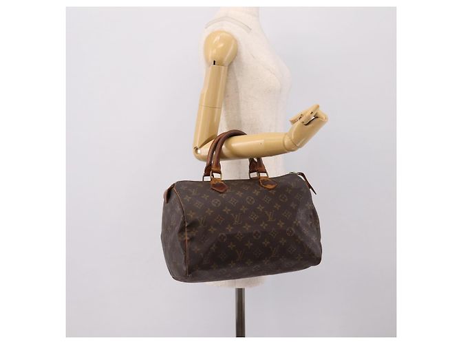 LOUIS VUITTON Monogram Speedy 30 Borsa a Mano M41526 LV Auth 203162 Monogramma - vista 22