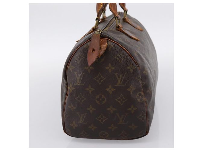 LOUIS VUITTON Monogram Speedy 30 Borsa a Mano M41526 LV Auth 203162 Monogramma - vista 4