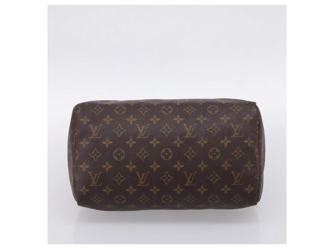 LOUIS VUITTON Monogram Speedy 30 Borsa a Mano M41526 LV Auth 203162 Monogramma - vista 5