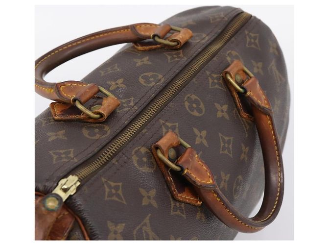LOUIS VUITTON Monogram Speedy 30 Borsa a Mano M41526 LV Auth 203162 Monogramma - vista 6