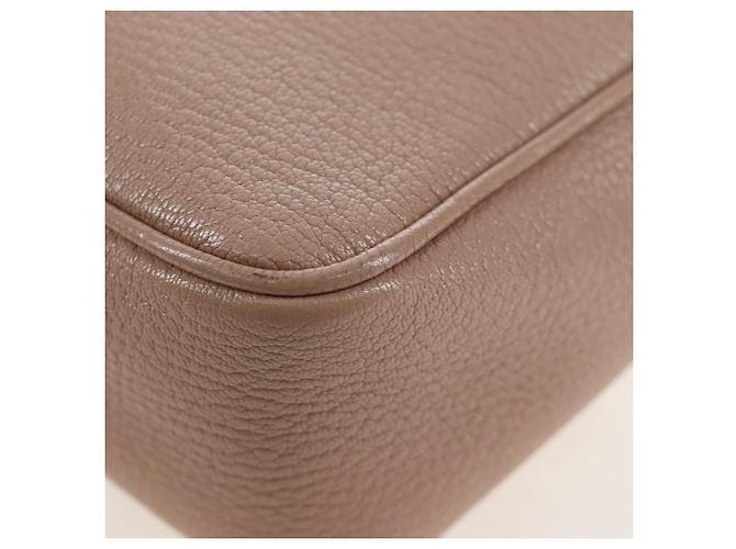 Bolsa de Ombro Miu Miu em Couro 2way Rosa Ouro Auth 202204M Dourado - vista 16