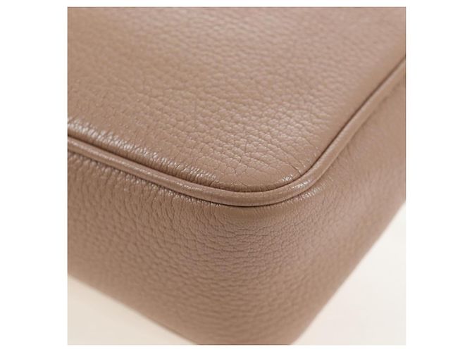 Bolsa de Ombro Miu Miu em Couro 2way Rosa Ouro Auth 202204M Dourado - vista 18