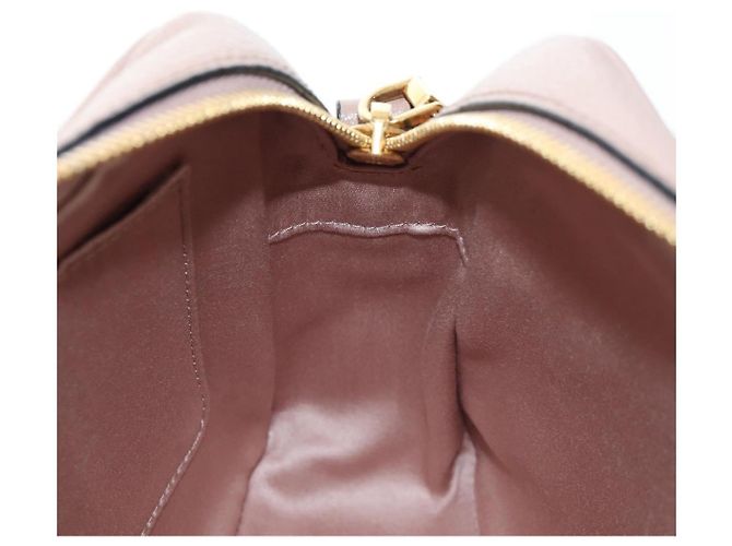 Bolsa de Ombro Miu Miu em Couro 2way Rosa Ouro Auth 202204M Dourado - vista 25