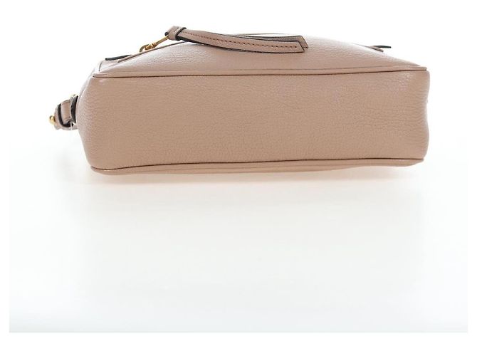 Bolsa de Ombro Miu Miu em Couro 2way Rosa Ouro Auth 202204M Dourado - vista 5