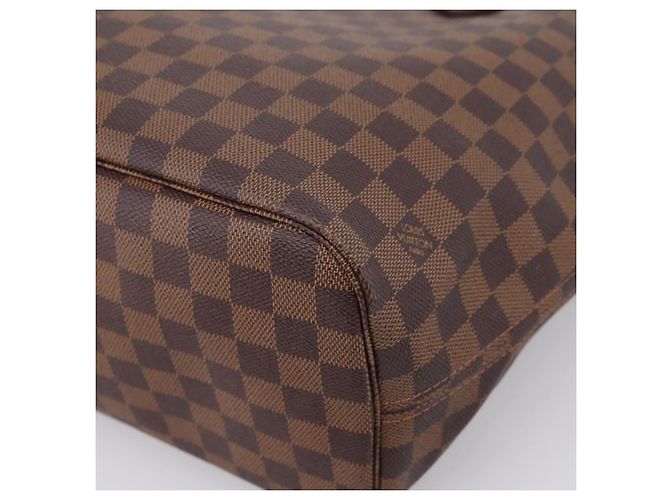 Borsa Tote LOUIS VUITTON Damier Ebene Neverfull MM N51105 LV Auth 203272SAV - vista 15