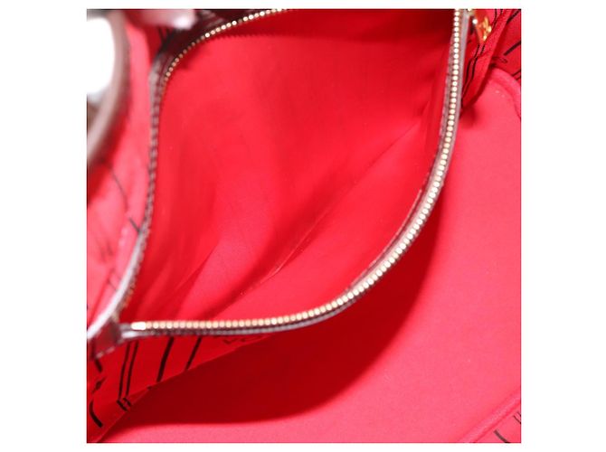 Borsa Tote LOUIS VUITTON Damier Ebene Neverfull MM N51105 LV Auth 203272SAV - vista 21