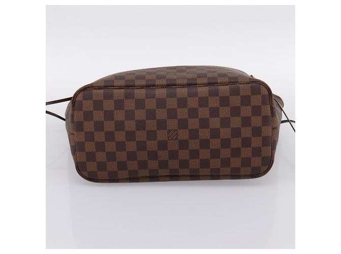 Borsa Tote LOUIS VUITTON Damier Ebene Neverfull MM N51105 LV Auth 203272SAV - vista 5