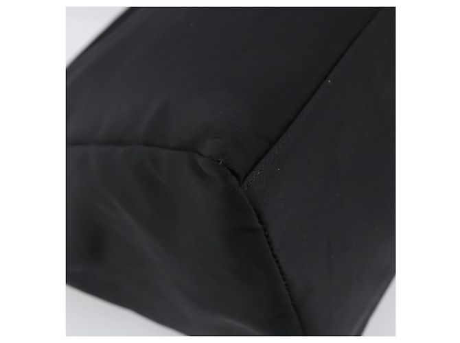 Bolsa de mão PRADA Nylon Black Auth 201421 Preto - vista 15