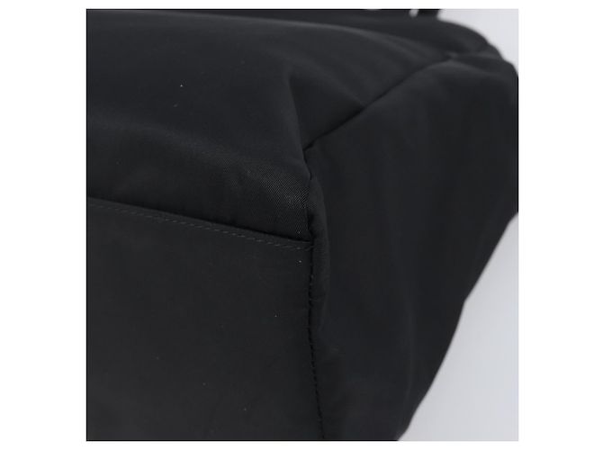 Bolsa de mão PRADA Nylon Black Auth 201421 Preto - vista 16