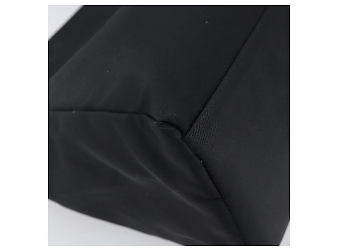Bolsa de mão PRADA Nylon Black Auth 201421 Preto - vista 17