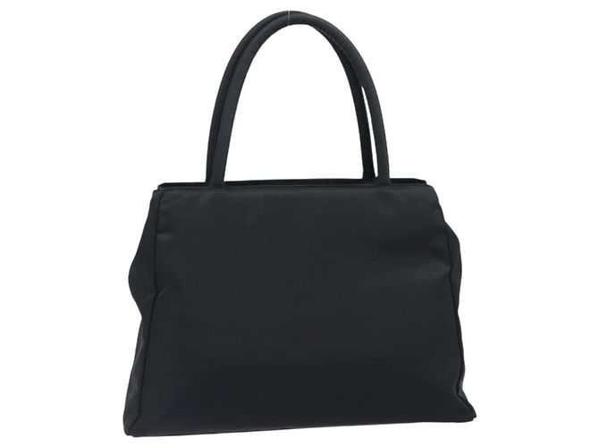 Bolsa de mão PRADA Nylon Black Auth 201421 Preto - vista 2