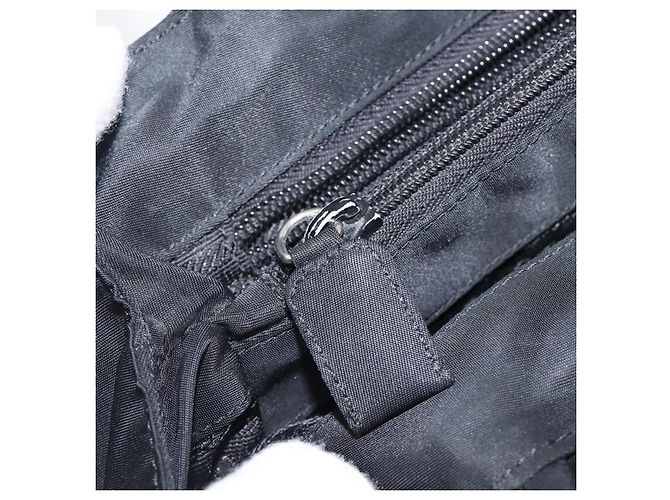 Bolsa de mão PRADA Nylon Black Auth 201421 Preto - vista 24