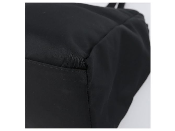 Bolsa de mão PRADA Nylon Black Auth 201421 Preto - vista 9