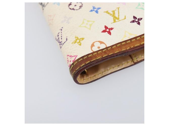LOUIS VUITTON Monogram Multicolor Agenda PM White R21074 LV Auth BA15692 Bianco - vista 14