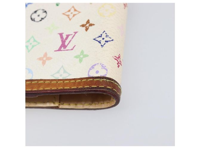 LOUIS VUITTON Monogram Multicolor Agenda PM White R21074 LV Auth BA15692 Bianco - vista 15