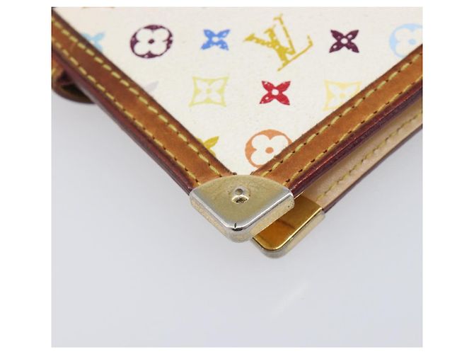 LOUIS VUITTON Monogram Multicolor Agenda PM White R21074 LV Auth BA15692 Bianco - vista 16