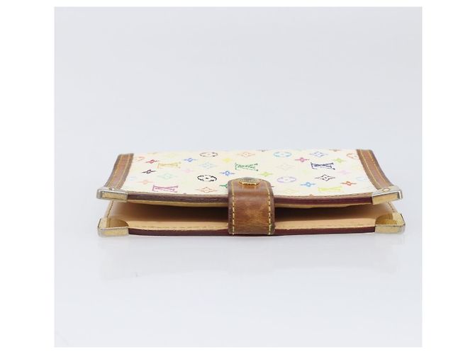 LOUIS VUITTON Monogram Multicolor Agenda PM White R21074 LV Auth BA15692 Bianco - vista 3