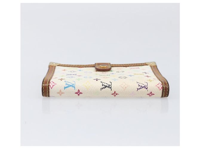 LOUIS VUITTON Monogram Multicolor Agenda PM White R21074 LV Auth BA15692 Bianco - vista 4