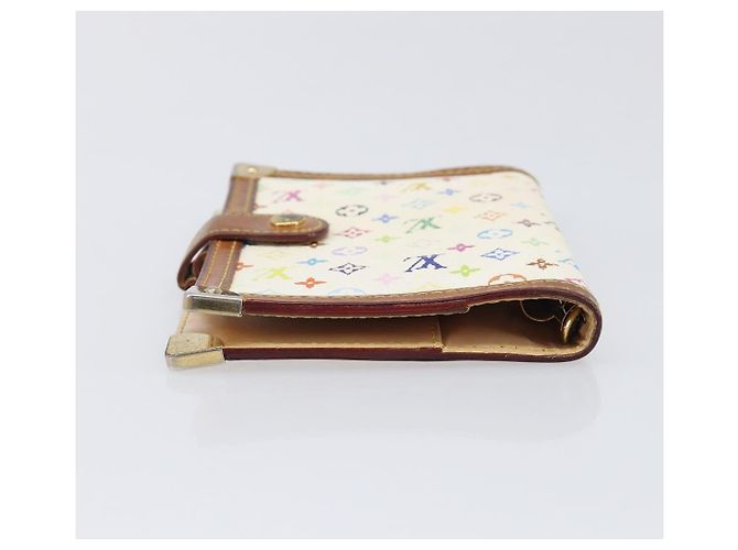 LOUIS VUITTON Monogram Multicolor Agenda PM White R21074 LV Auth BA15692 Bianco - vista 5