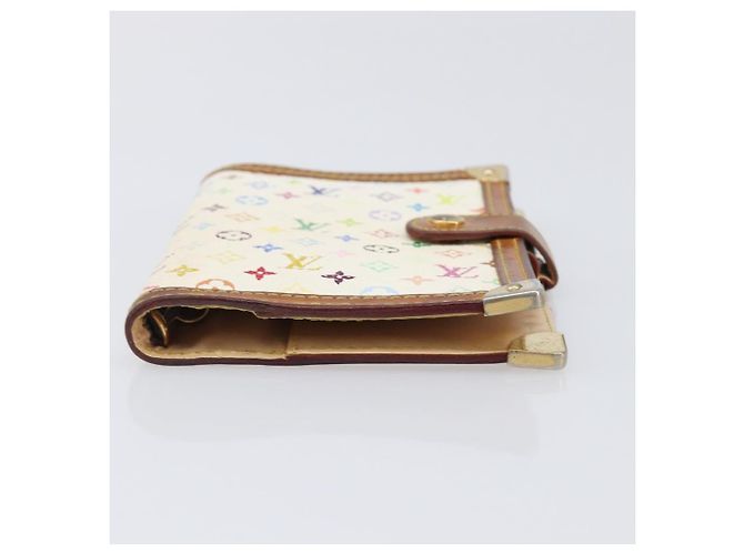 LOUIS VUITTON Monogram Multicolor Agenda PM White R21074 LV Auth BA15692 Bianco - vista 6