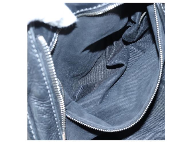 Chloé Borsa a mano Chloe Paddington in pelle nera oro argento Auth 200455V Nero D'oro - vista 25