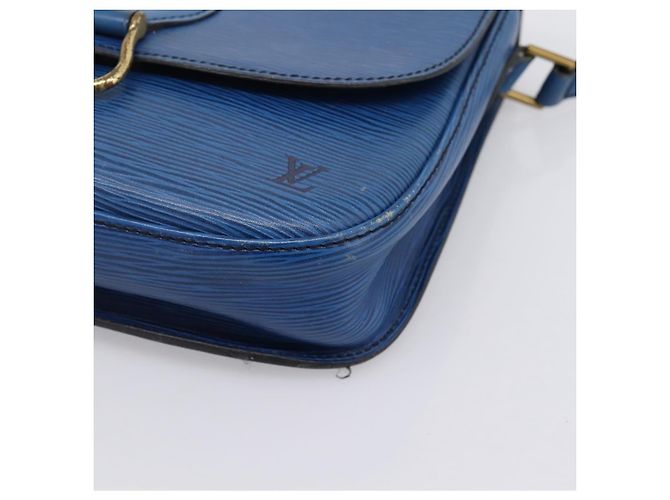LOUIS VUITTON Epi Saint Cloud GM Schultertasche Blue M52195 LV Auth 203495 Blau - Ansicht 15