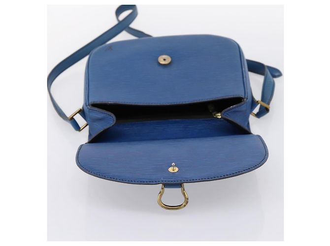 LOUIS VUITTON Epi Saint Cloud GM Schultertasche Blue M52195 LV Auth 203495 Blau - Ansicht 19